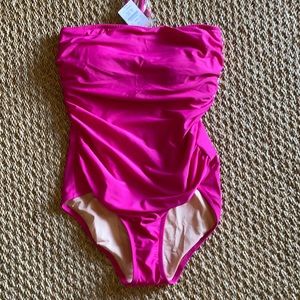 NWT Jcrew Strapless One piece swimsuit